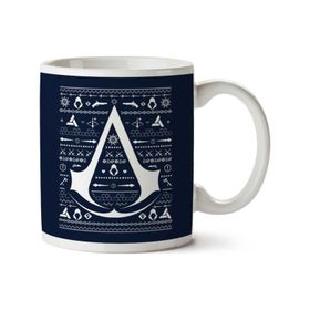Art Hediye Christmas Knit Assassins Creed Iki Tarafı Baskılı Kupa Bardak