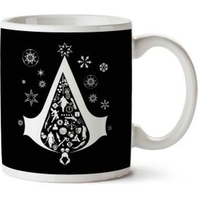 Art Hediye Christmas Tree Assassins Creed Iki Tarafı Baskılı Kupa Bardak