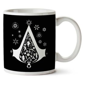 Art Hediye Christmas Tree Assassins Creed Iki Tarafı Baskılı Kupa Bardak