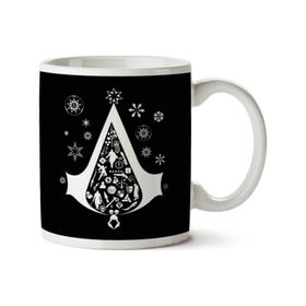 Art Hediye Christmas Tree Assassins Creed Iki Tarafı Baskılı Kupa Bardak