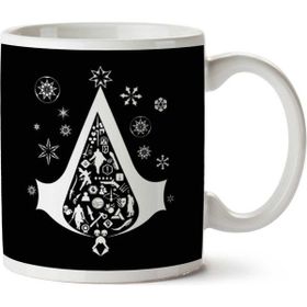 Art Hediye Christmas Tree Assassins Creed Iki Tarafı Baskılı Kupa Bardak