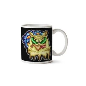 Art Hediye Chromatic Owl İki Tarafı Baskılı Kupa Bardak