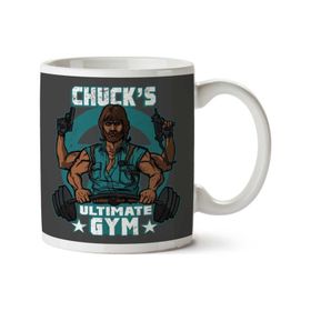 Art Hediye Chucks Ultimate Gym Chuck Norris Iki Tarafı Baskılı Kupa Bardak