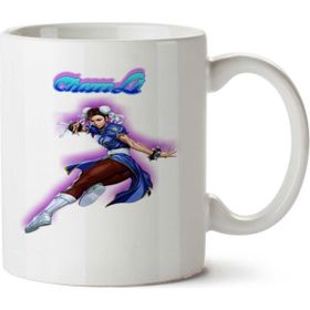 Art Hediye Chun Li Street Fighter İki Tarafı Baskılı Kupa Bardak