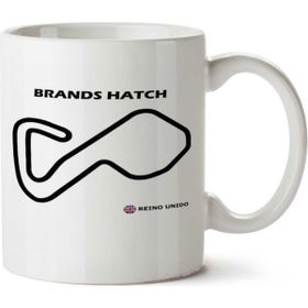 Art Hediye Circuito De Brands Hatch İki Tarafı Baskılı Kupa Bardak