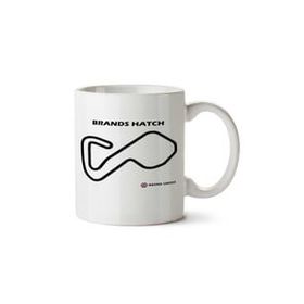 Art Hediye Circuito De Brands Hatch İki Tarafı Baskılı Kupa Bardak
