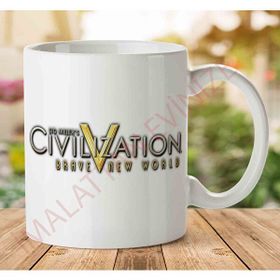 Art Hediye Civilization İki Tarafı Baskılı Kupa Bardak