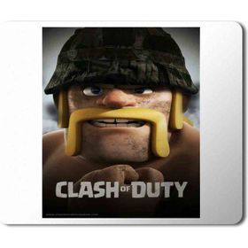 Art Hediye Clash of Duty Baskılı 23x19 cm Mouse Pad