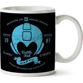 Art Hediye Classic Cyborg Megaman Iki Tarafı Baskılı Kupa Bardak
