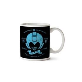 Art Hediye Classic Cyborg Megaman Iki Tarafı Baskılı Kupa Bardak