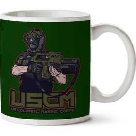 Art Hediye Colonial Facehugger Aliens Iki Tarafı Baskılı Kupa Bardak