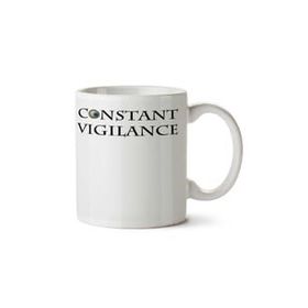 Art Hediye Constant Vigilance İki Tarafı Baskılı Beyaz Kupa