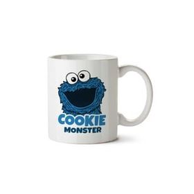 Art Hediye Cookie Monster C İki Tarafı Baskılı Beyaz Kupa