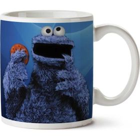 Art Hediye Cookie Monster Kurabiye Canavar İki Tarafı Baskılı Kupa Bardak