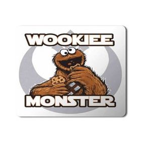 Art Hediye Cookie Monsters Kurabiye Canavarı 2 Baskılı 23x19 cm Mouse Pad