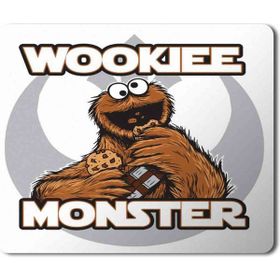 Art Hediye Cookie Monsters Kurabiye Canavarı 2 Baskılı 23x19 cm Mouse Pad