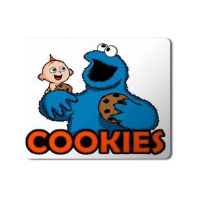 Art Hediye Cookie Monsters Kurabiye Canavarı 2 Baskılı 23x19 cm Mouse Pad
