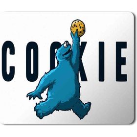 Art Hediye Cookie Monsters Kurabiye Canavarı Basketbolcu Baskılı 23x19 cm Mouse Pad