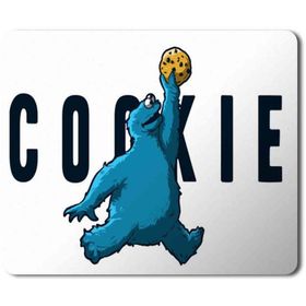 Art Hediye Cookie Monsters Kurabiye Canavarı Basketbolcu Baskılı 23x19 cm Mouse Pad