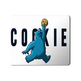 Art Hediye Cookie Monsters Kurabiye Canavarı Basketbolcu Baskılı 23x19 cm Mouse Pad