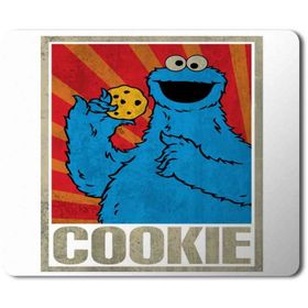 Art Hediye Cookie Monsters Kurabiye Canavarı Baskılı 23x19 cm Mouse Pad