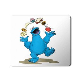 Art Hediye Cookie Monsters Kurabiye Canavarı Baskılı 23x19 cm Mouse Pad