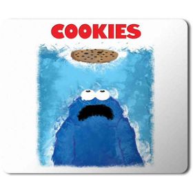 Art Hediye Cookies Kurabiye Canavarı Baskılı 23x19 cm Mouse Pad