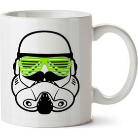 Art Hediye Cool Trooper Stormtrooper Star Wars İki Tarafı Baskılı Beyaz Kupa