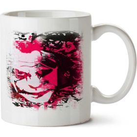 Art Hediye Coringa E Batman İki Tarafı Baskılı Beyaz Kupa