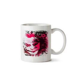 Art Hediye Coringa E Batman İki Tarafı Baskılı Beyaz Kupa
