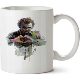 Art Hediye Coringa Joker El İki Tarafı Baskılı Beyaz Kupa