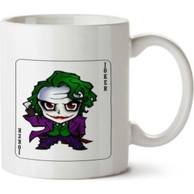 Art Hediye Coringa Joker İskambil İki Tarafı Baskılı Beyaz Kupa