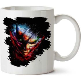 Art Hediye Coringa Joker Renksel İki Tarafı Baskılı Beyaz Kupa