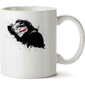 Art Hediye Coringa Joker Silüet İki Tarafı Baskılı Beyaz Kupa