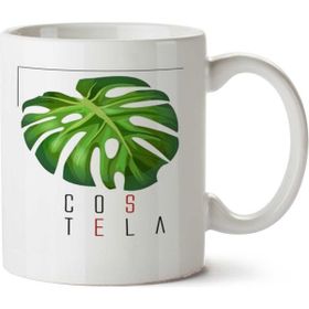 Art Hediye Costela İki Tarafı Baskılı Beyaz Kupa