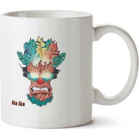Art Hediye Crash Bandicoot Aku Aku İki Tarafı Baskılı Beyaz Kupa