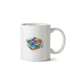 Art Hediye Cubo Magico I Vida İki Tarafı Baskılı Kupa