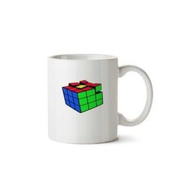 Art Hediye Cubo Magico Zeka İki Tarafı Baskılı Kupa