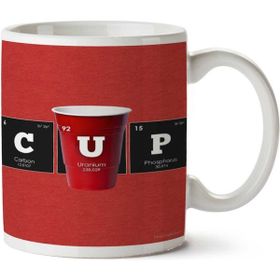 Art Hediye Cup Fincan Periyodik Cetvel Iki Tarafı Baskılı Kupa Bardak