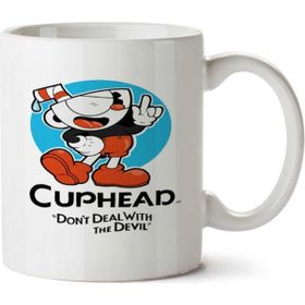Art Hediye Cuphead - Cuphead İki Tarafı Baskılı Kupa Bardak