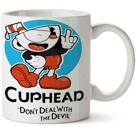 Art Hediye Cuphead Dont Deal With The Devil 2 İki Tarafı Baskılı Kupa Bardak