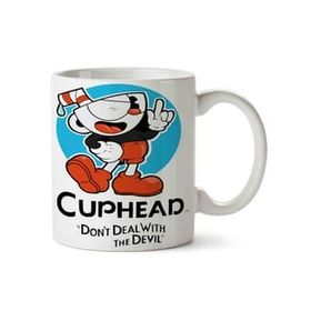 Art Hediye Cuphead Dont Deal With The Devil 2 İki Tarafı Baskılı Kupa Bardak