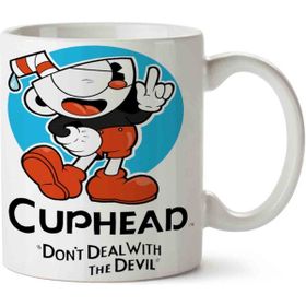 Art Hediye Cuphead Dont Deal With The Devil 2 İki Tarafı Baskılı Kupa Bardak