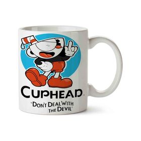 Art Hediye Cuphead Dont Deal With The Devil 2 İki Tarafı Baskılı Kupa Bardak