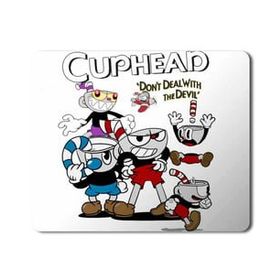 Art Hediye Cuphead Dont Deal With the Devil 3 Baskılı 23x19 cm Mouse Pad