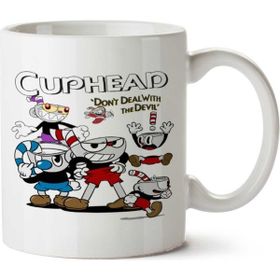 Art Hediye Cuphead Dont Deal With The Devil 3 İki Tarafı Baskılı Kupa Bardak