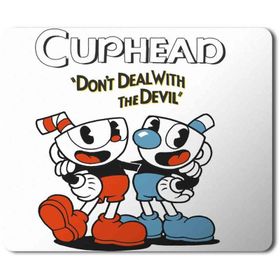 Art Hediye Cuphead Dont Deal With the Devil 4 Baskılı 23x19 cm Mouse Pad