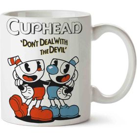 Art Hediye Cuphead Dont Deal With The Devil 4 İki Tarafı Baskılı Kupa Bardak
