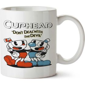 Art Hediye Cuphead Dont Deal With The Devil 4 İki Tarafı Baskılı Kupa Bardak