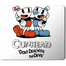 Art Hediye Cuphead Dont Deal With the Devil Baskılı 23x19 cm Mouse Pad